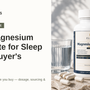 Best Magnesium Glycinate for Sleep 2026: Buyer's Guide