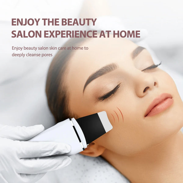 Ultrasonic Skin Scrubber – EMS Peeling Shovel for Deep Facial Cleansing & Lifting