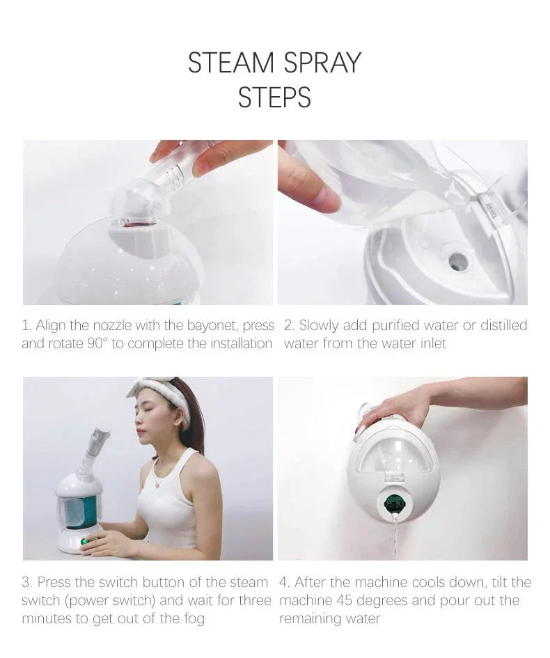 Nano Ionic Facial Steamer