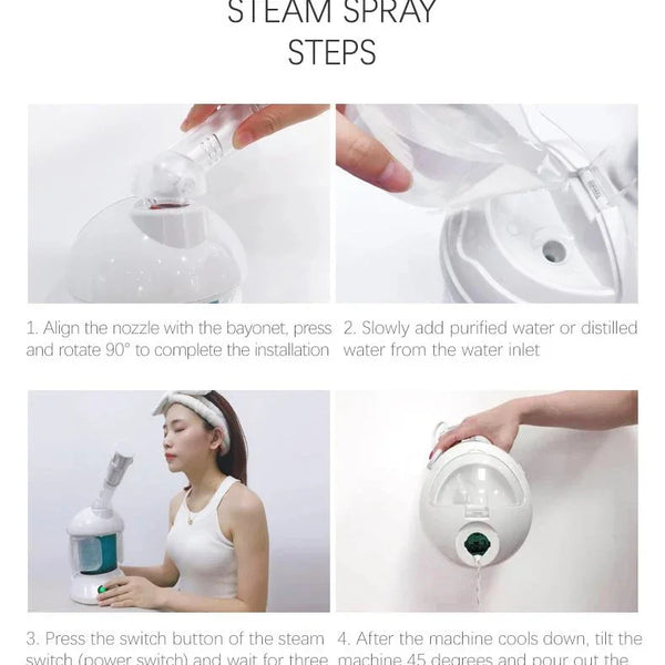 Nano Ionic Facial Steamer