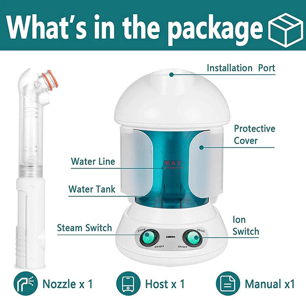 Nano Ionic Facial Steamer