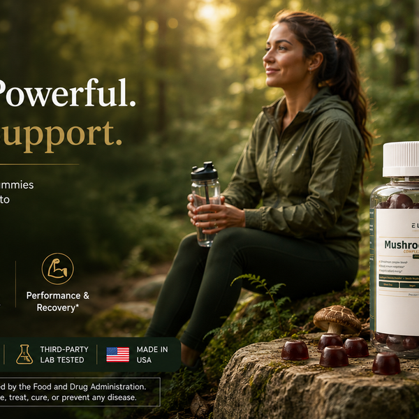 Mushroom complex supplement nutrition facts and daily serving size