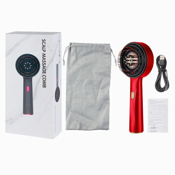 Red Light Therapy Scalp Brush