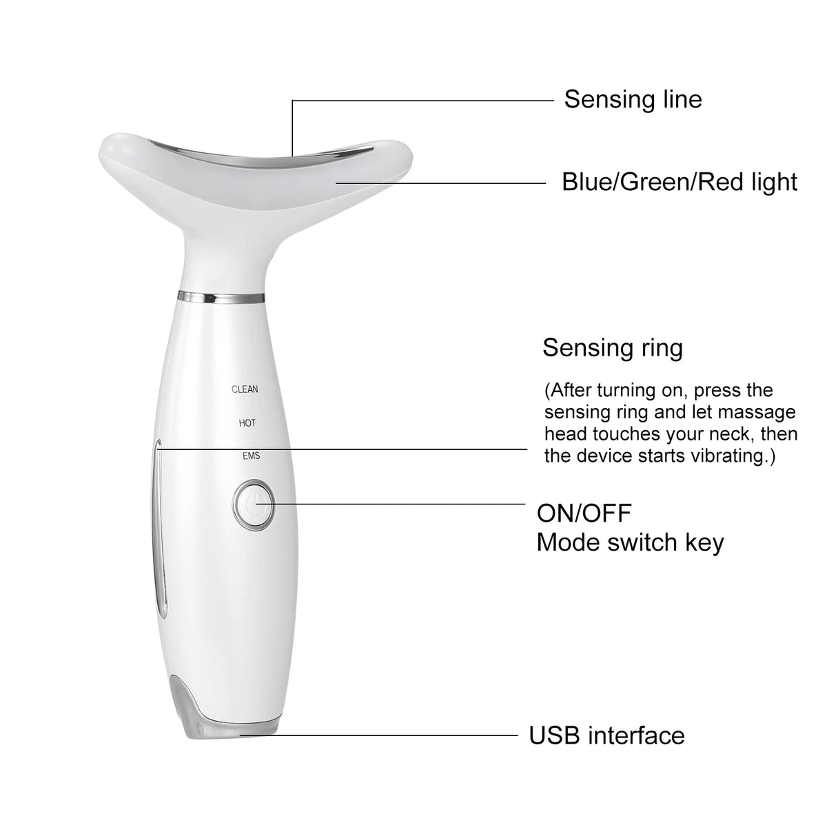 SculptLift Heated Neck & Jawline Massager