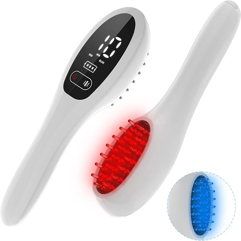 LED Red Light Therapy for Hair Loss & Scalp Massage