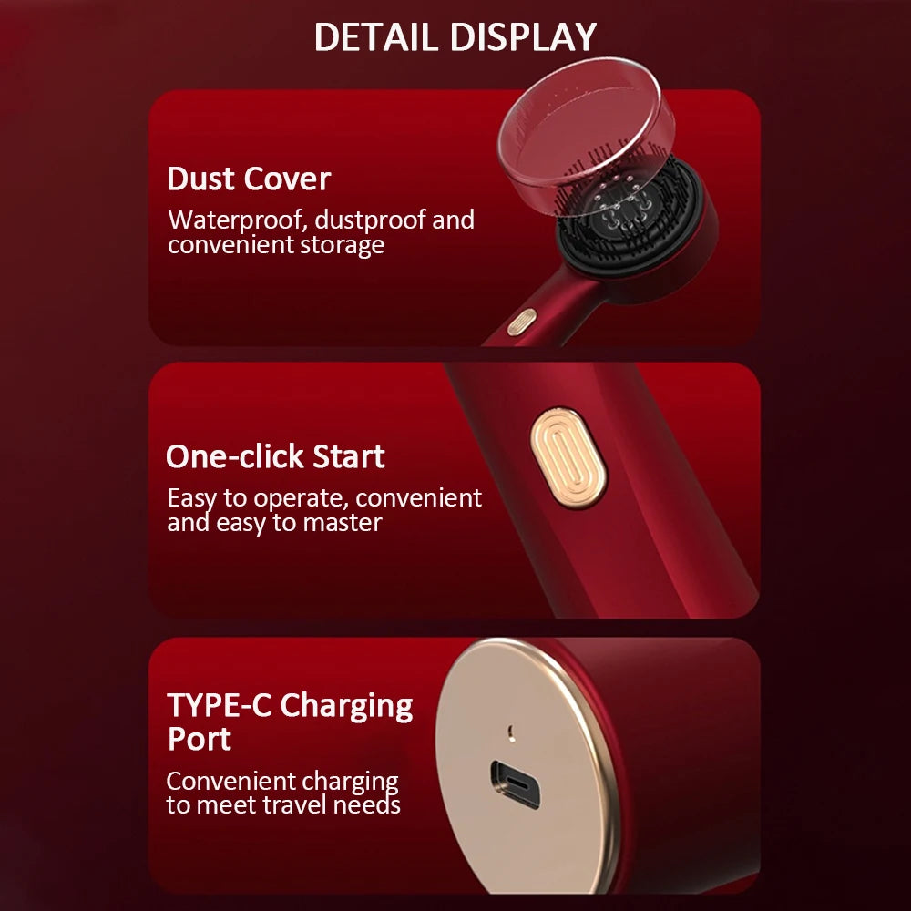 Red Light Therapy Scalp Brush