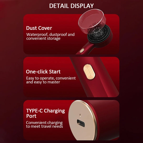 Red Light Therapy Scalp Brush