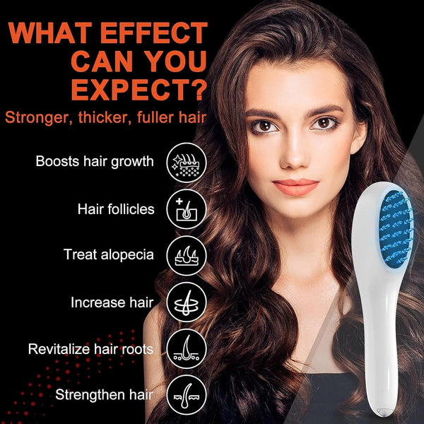LED Red Light Therapy for Hair Loss & Scalp Massage