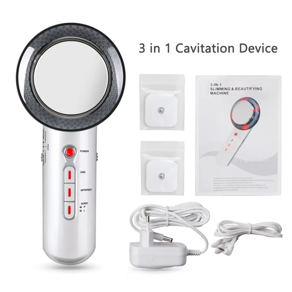 3-in-1 Ultrasonic Slimming Massager