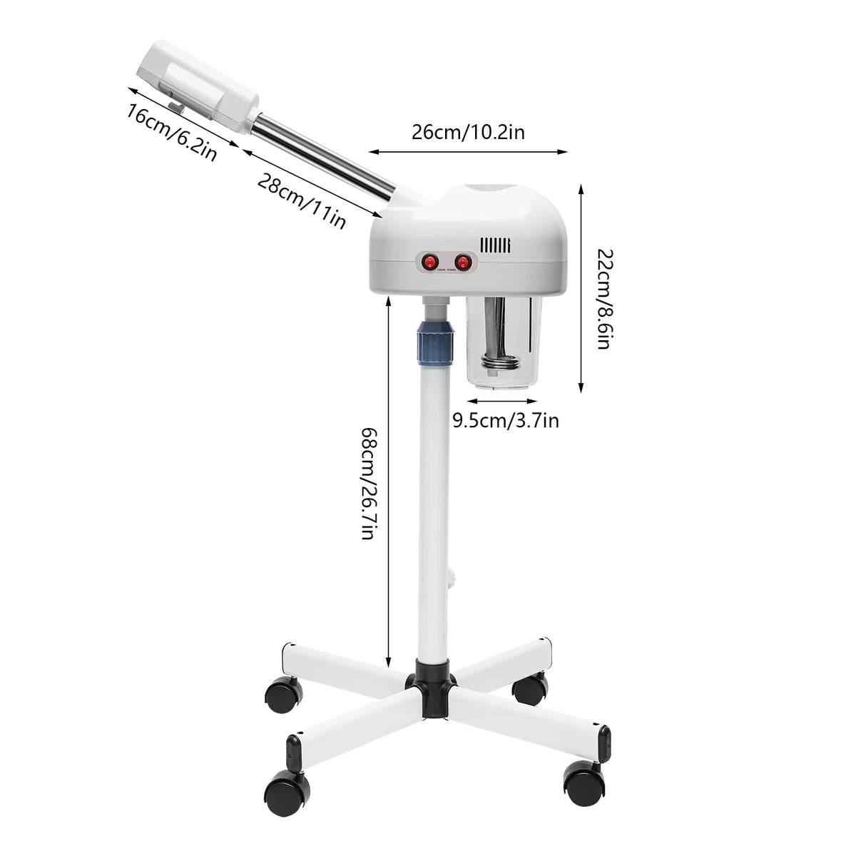 750ML Ozone Facial Steamer