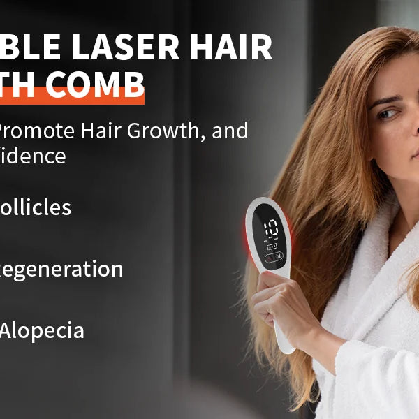 LED Red Light Therapy for Hair Loss & Scalp Massage