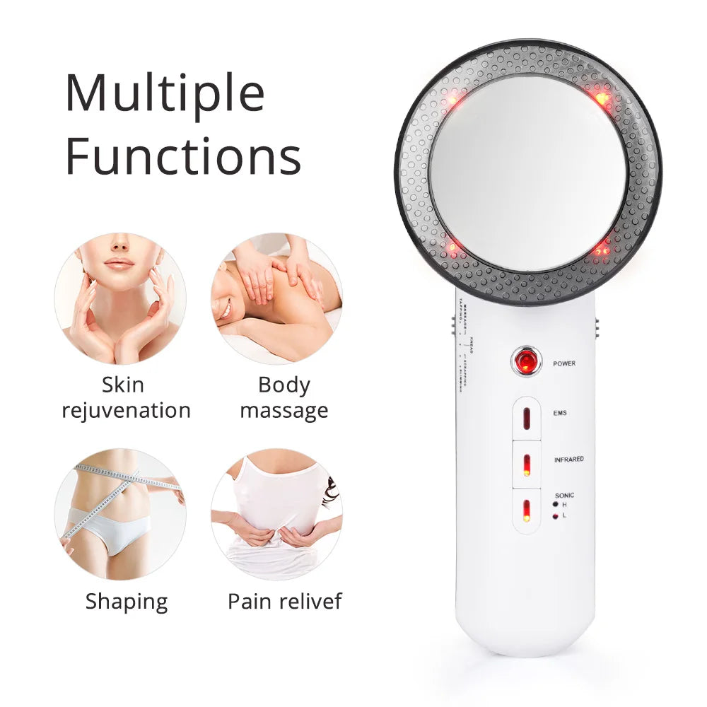 3-in-1 Ultrasonic Slimming Massager