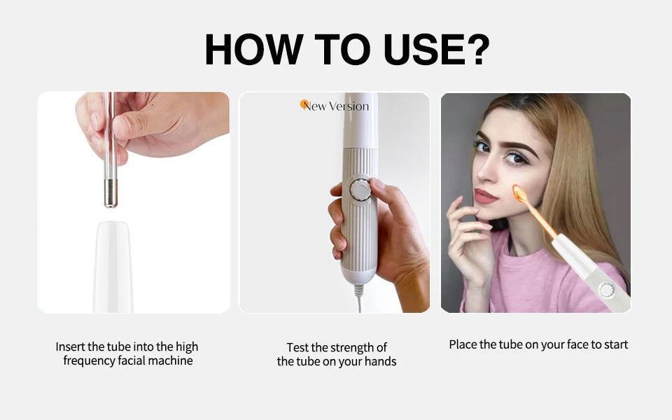 High Frequency Therapy Wand