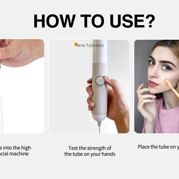 High Frequency Therapy Wand