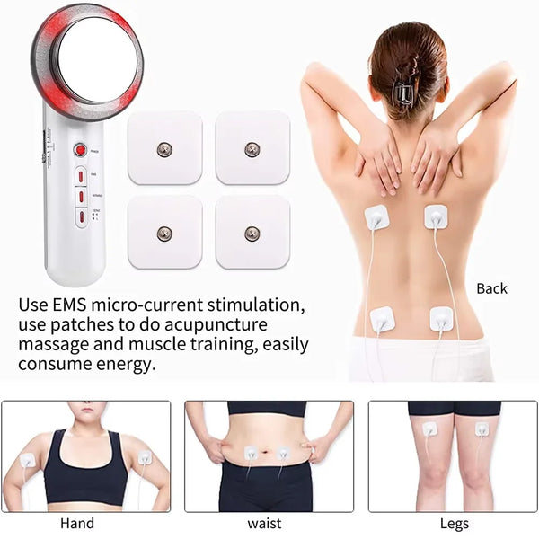 3-in-1 Ultrasonic Slimming Massager