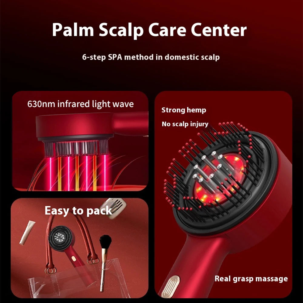 Red Light Therapy Scalp Brush