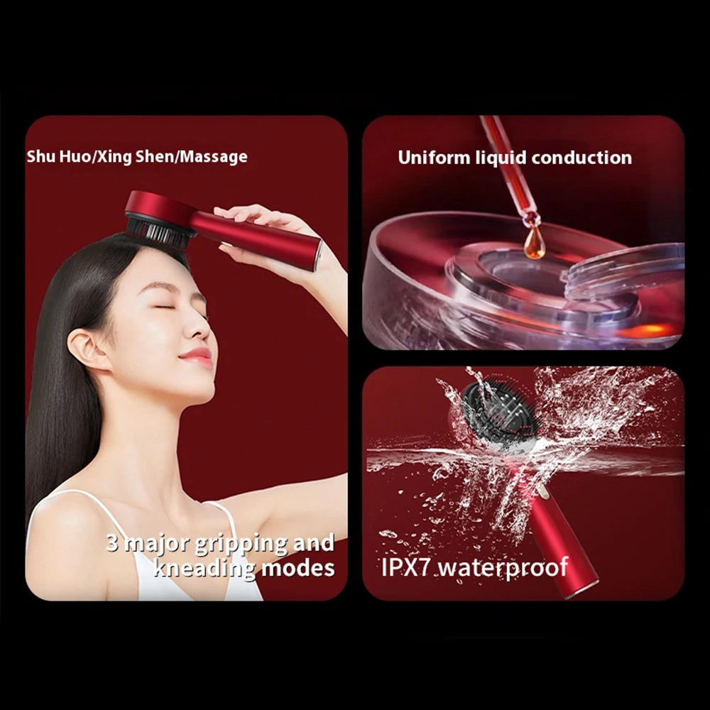 Red Light Therapy Scalp Brush