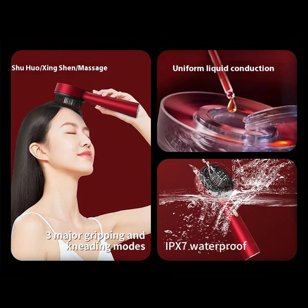 Red Light Therapy Scalp Brush
