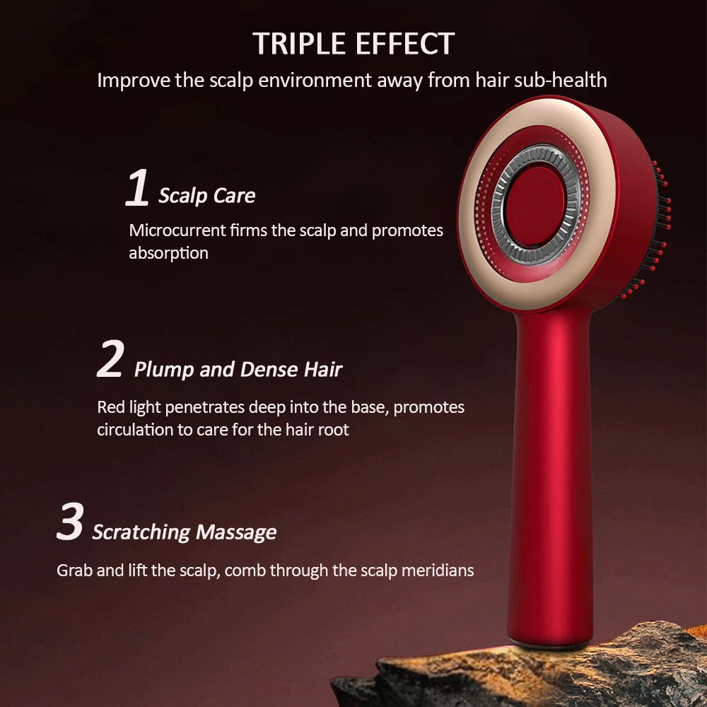 Red Light Therapy Scalp Brush