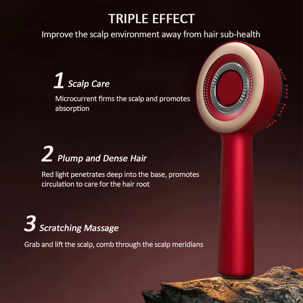 Red Light Therapy Scalp Brush