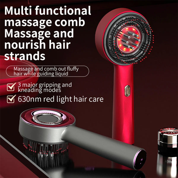 Red Light Therapy Scalp Brush
