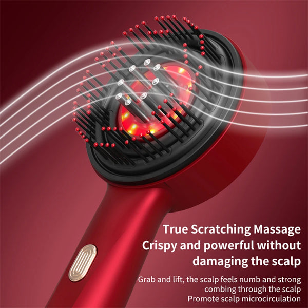 Red Light Therapy Scalp Brush