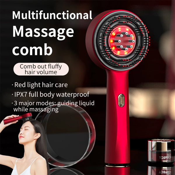 Red Light Therapy Scalp Brush