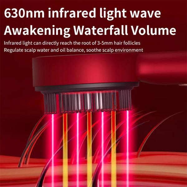 Red Light Therapy Scalp Brush