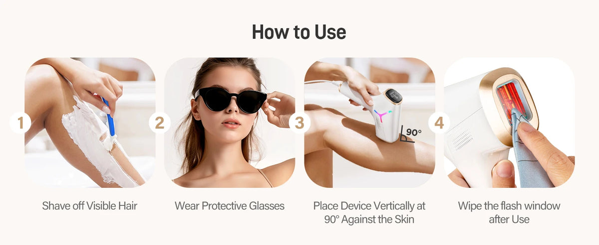 IPL Hair Removal Device