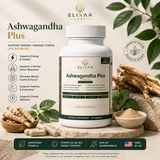 Ashwagandha Plus supplement facts and ingredient label