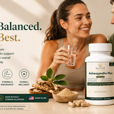Taking ashwagandha capsules as part of daily routine