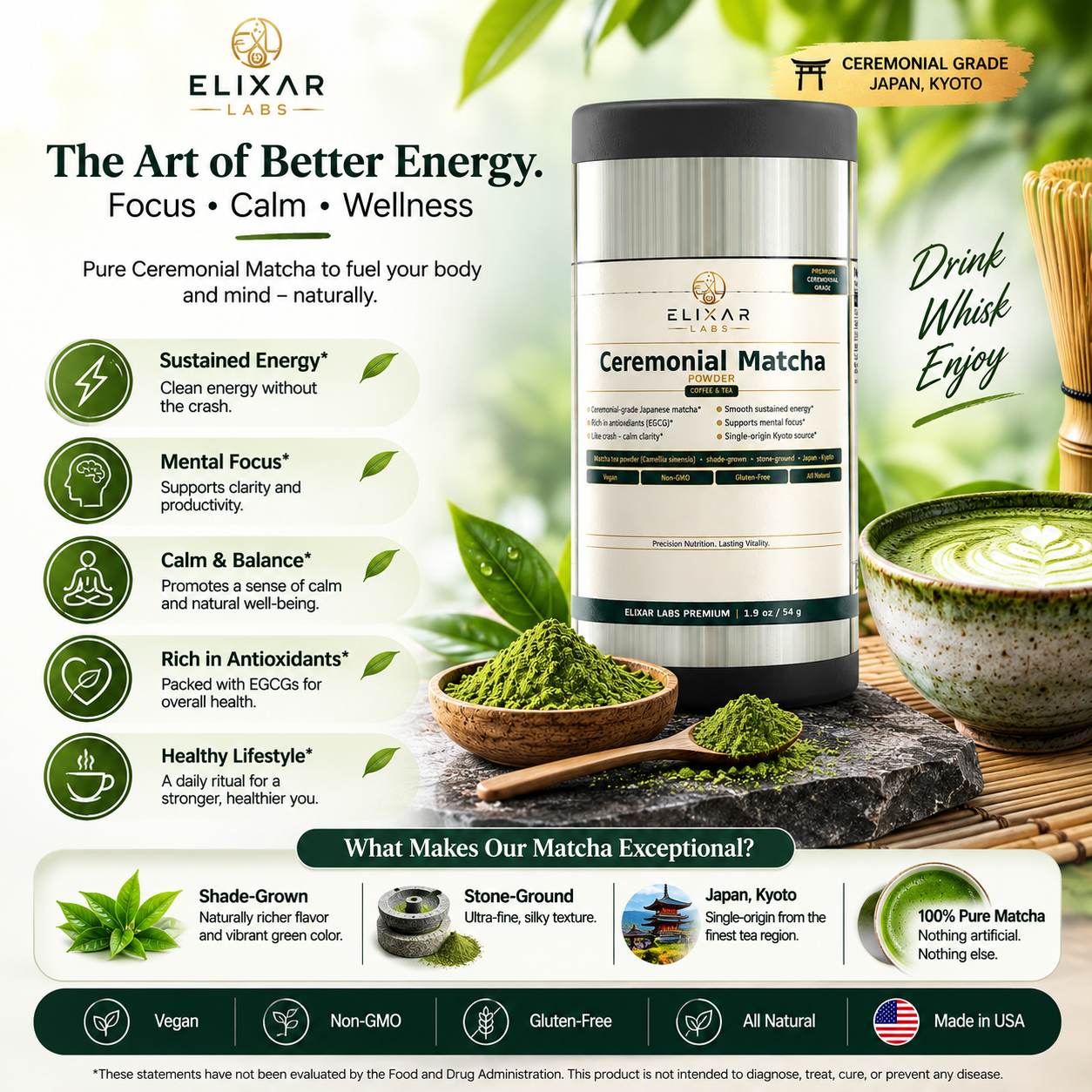 Ceremonial Matcha Powder