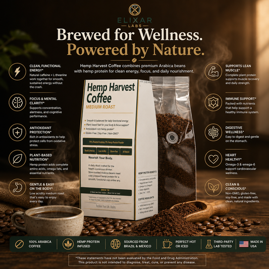 Hemp Harvest Coffee (Medium Roast)