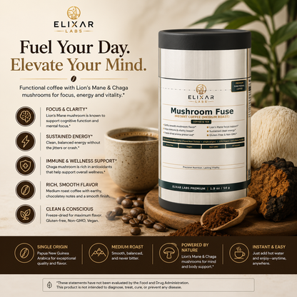 Mushroom Fuse Instant Coffee (Medium Roast)
