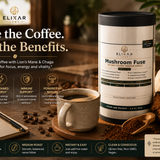 Mushroom Fuse instant coffee for morning focus