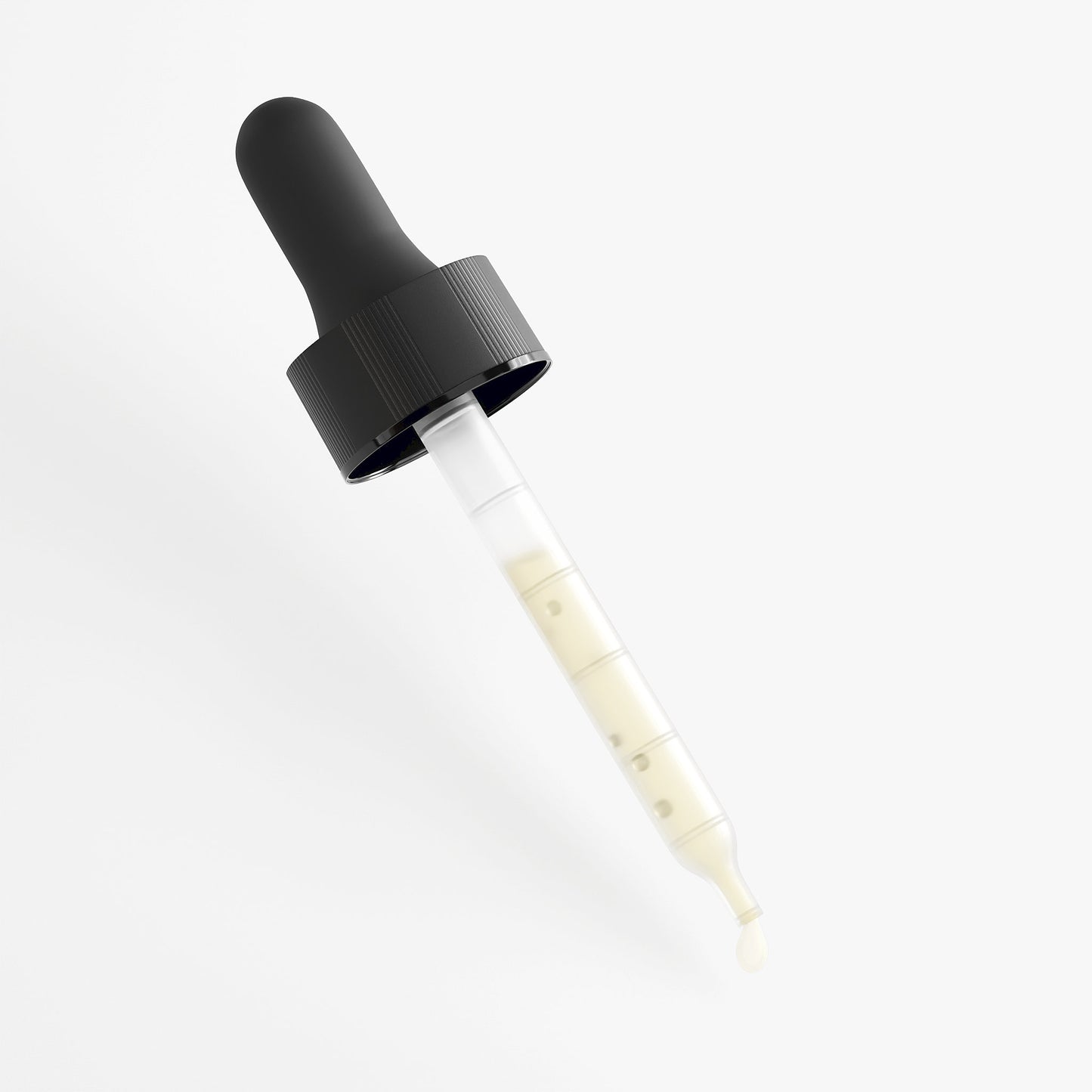 Black dropper with a clear liquid on a white background with 'suplifull' branding.