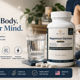 Taking magnesium glycinate capsules as part of nighttime routine