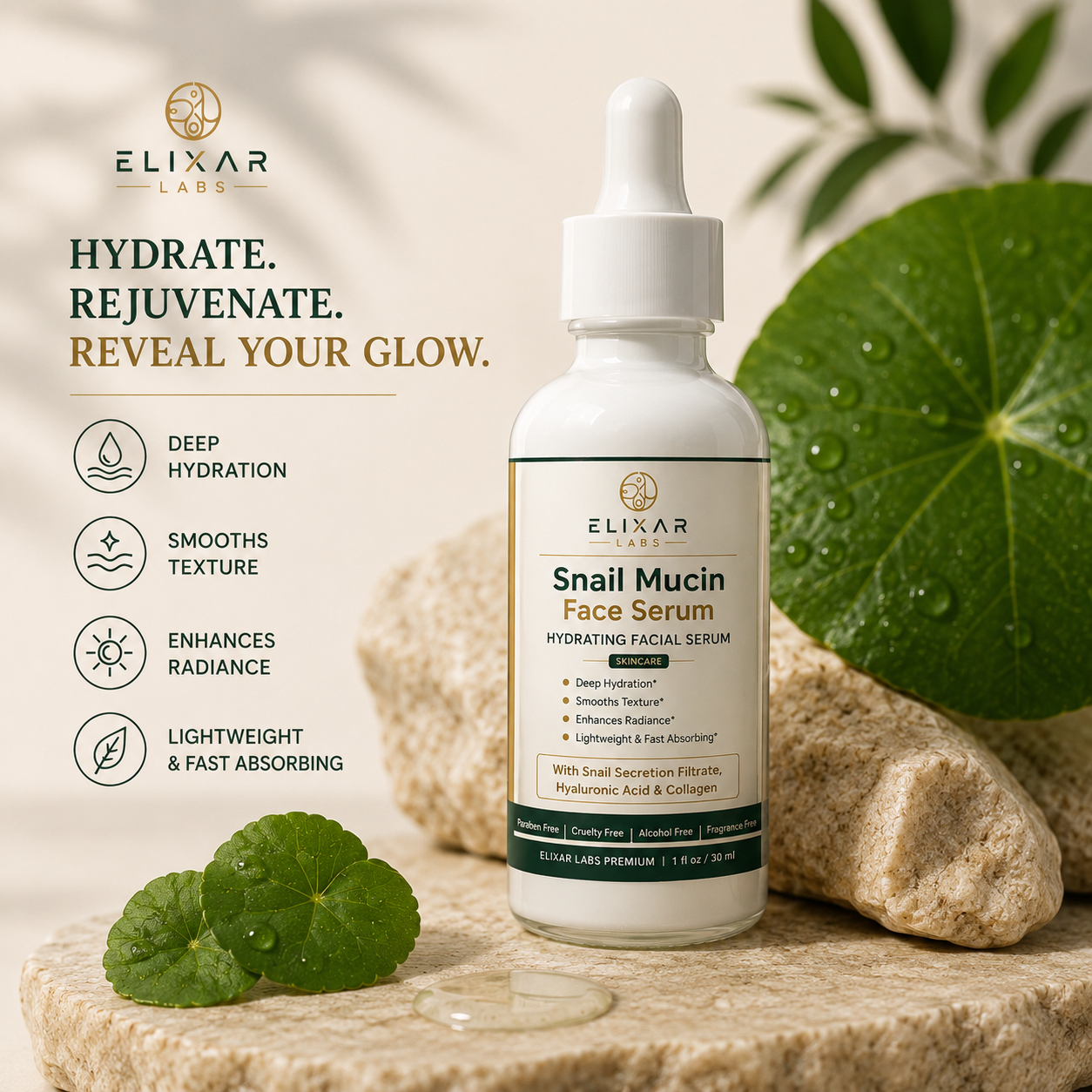 Snail Mucin Face Serum