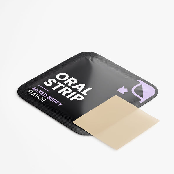 Travel-ready appetite control strips packaging